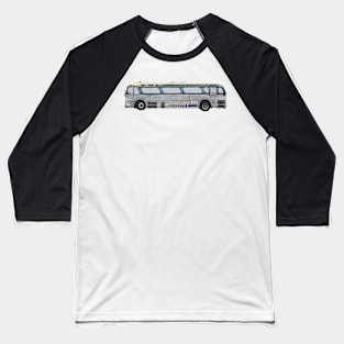 Grungy Old Isolated Bus Baseball T-Shirt